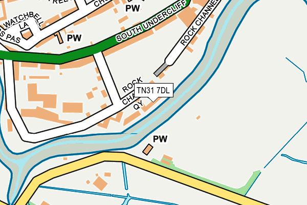 TN31 7DL map - OS OpenMap – Local (Ordnance Survey)