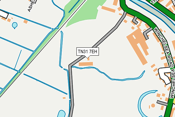TN31 7EH map - OS OpenMap – Local (Ordnance Survey)