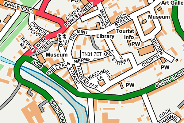 TN31 7ET map - OS OpenMap – Local (Ordnance Survey)