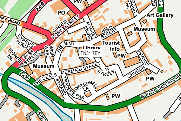 TN31 7EY map - OS OpenMap – Local (Ordnance Survey)