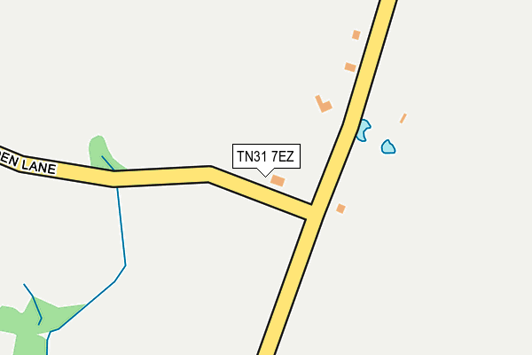 TN31 7EZ map - OS OpenMap – Local (Ordnance Survey)