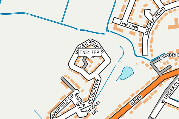 TN31 7FP map - OS OpenMap – Local (Ordnance Survey)