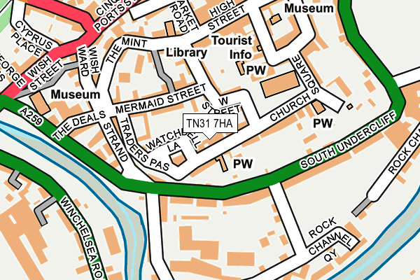 Map of SWANS HOUSE RESIDENTS COMPANY LIMITED at local scale