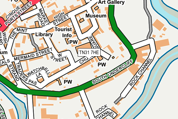 TN31 7HE map - OS OpenMap – Local (Ordnance Survey)
