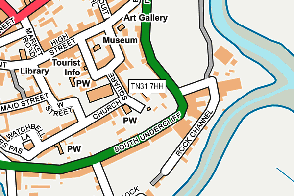 TN31 7HH map - OS OpenMap – Local (Ordnance Survey)