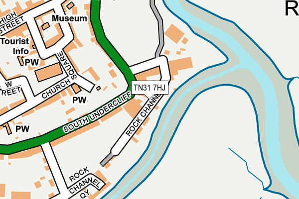 TN31 7HJ map - OS OpenMap – Local (Ordnance Survey)