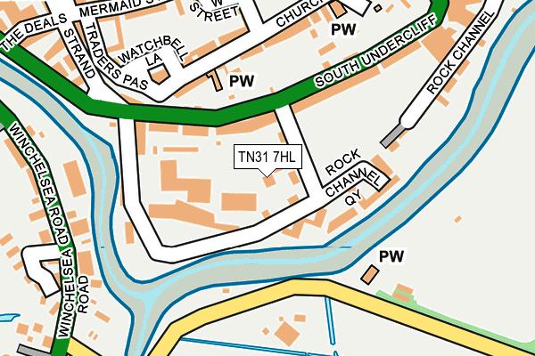 TN31 7HL map - OS OpenMap – Local (Ordnance Survey)