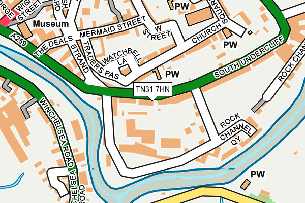 TN31 7HN map - OS OpenMap – Local (Ordnance Survey)