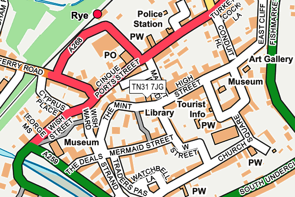 Map of RYE FOOD AND DRINK LIMITED at local scale