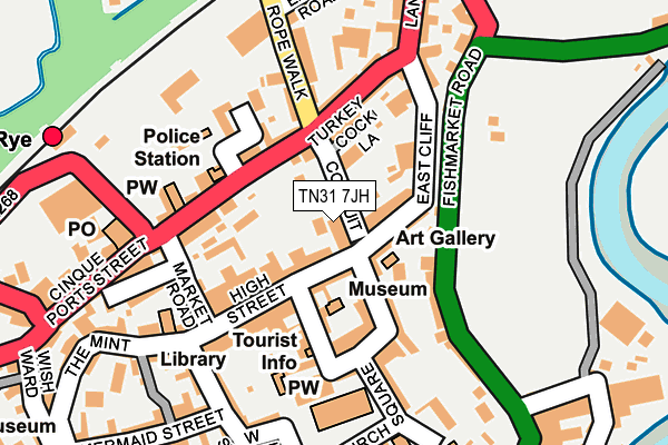 TN31 7JH map - OS OpenMap – Local (Ordnance Survey)