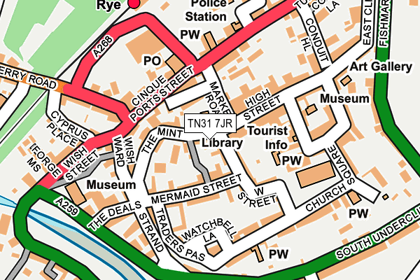 TN31 7JR map - OS OpenMap – Local (Ordnance Survey)