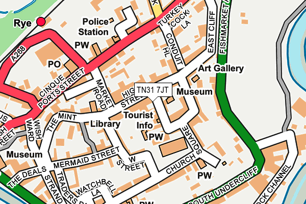 TN31 7JT map - OS OpenMap – Local (Ordnance Survey)