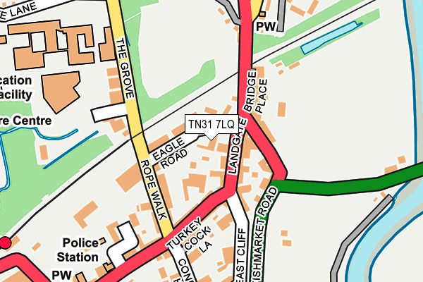TN31 7LQ map - OS OpenMap – Local (Ordnance Survey)