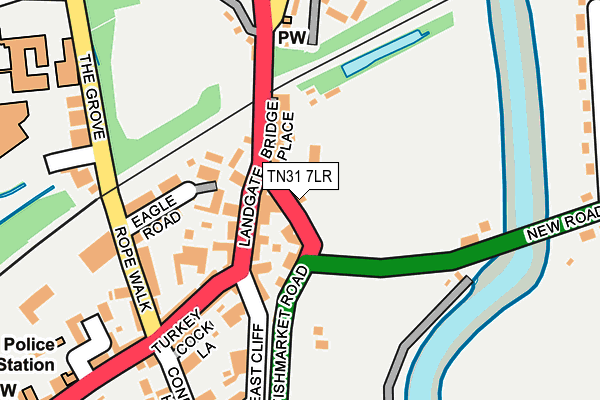 TN31 7LR map - OS OpenMap – Local (Ordnance Survey)