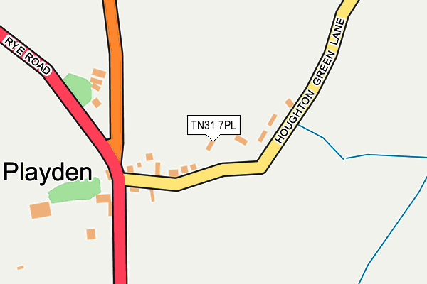 TN31 7PL map - OS OpenMap – Local (Ordnance Survey)