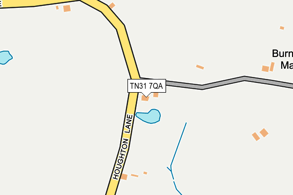 TN31 7QA map - OS OpenMap – Local (Ordnance Survey)