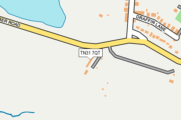 TN31 7QT map - OS OpenMap – Local (Ordnance Survey)