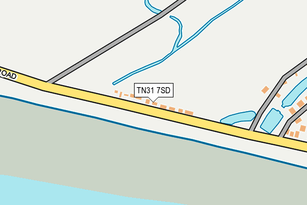 TN31 7SD map - OS OpenMap – Local (Ordnance Survey)