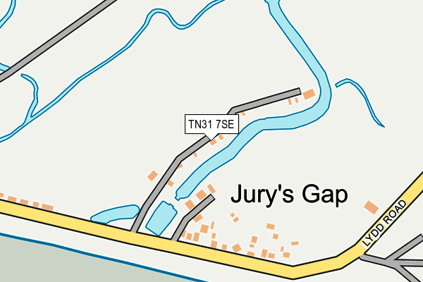 TN31 7SE map - OS OpenMap – Local (Ordnance Survey)