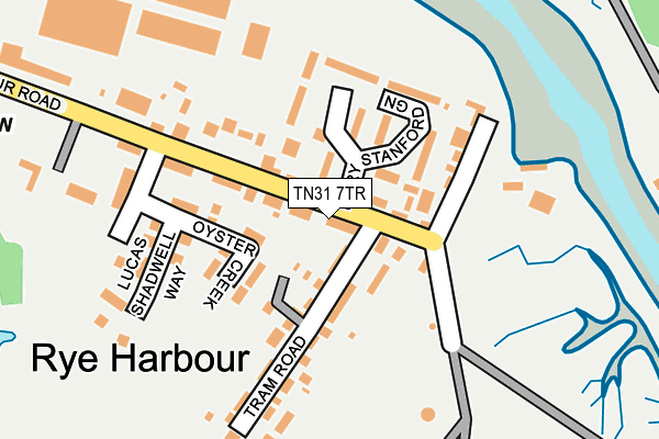 TN31 7TR map - OS OpenMap – Local (Ordnance Survey)