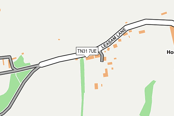 TN31 7UE map - OS OpenMap – Local (Ordnance Survey)