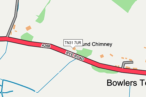TN31 7UR map - OS OpenMap – Local (Ordnance Survey)