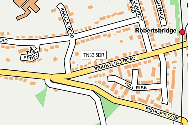 TN32 5DR map - OS OpenMap – Local (Ordnance Survey)