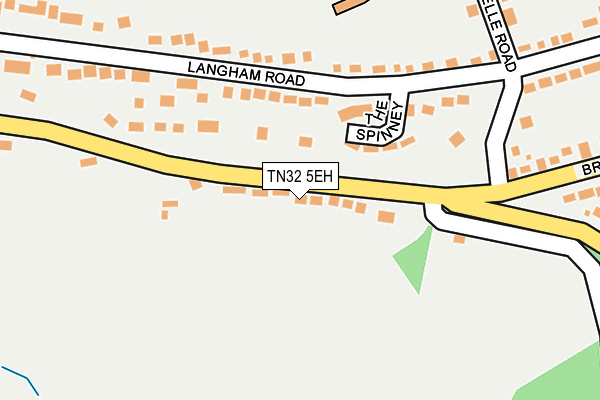 TN32 5EH map - OS OpenMap – Local (Ordnance Survey)
