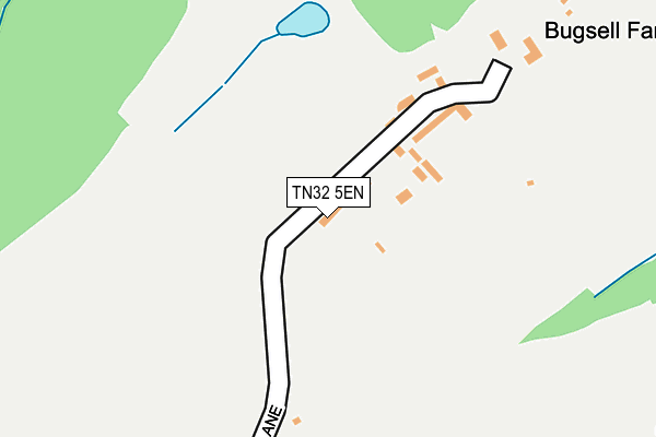 TN32 5EN map - OS OpenMap – Local (Ordnance Survey)