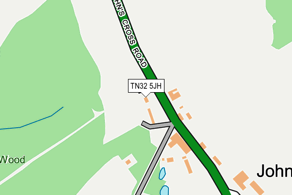 TN32 5JH map - OS OpenMap – Local (Ordnance Survey)