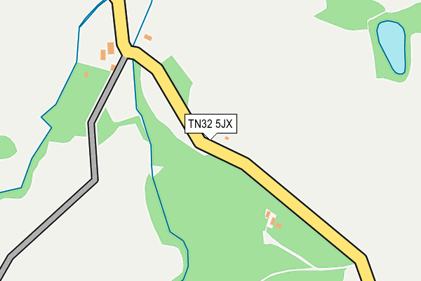 TN32 5JX map - OS OpenMap – Local (Ordnance Survey)
