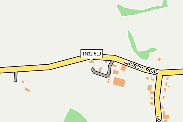 TN32 5LJ map - OS OpenMap – Local (Ordnance Survey)
