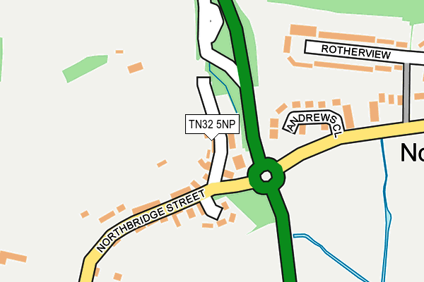 TN32 5NP map - OS OpenMap – Local (Ordnance Survey)