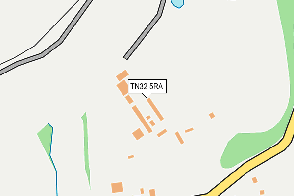 TN32 5RA map - OS OpenMap – Local (Ordnance Survey)