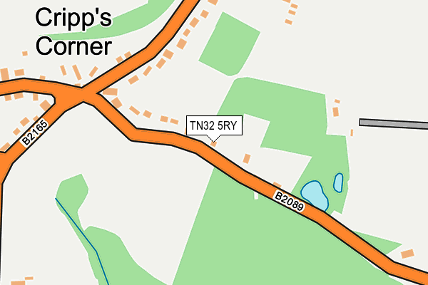 TN32 5RY map - OS OpenMap – Local (Ordnance Survey)