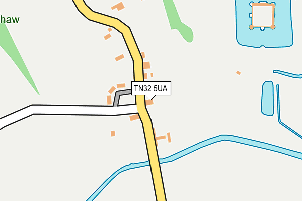 TN32 5UA map - OS OpenMap – Local (Ordnance Survey)