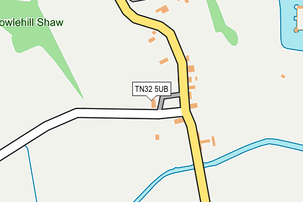 TN32 5UB map - OS OpenMap – Local (Ordnance Survey)