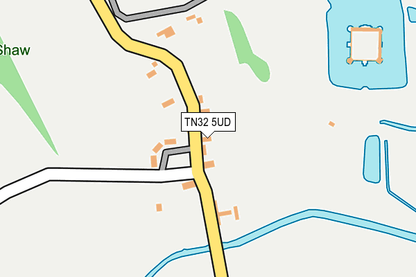 TN32 5UD map - OS OpenMap – Local (Ordnance Survey)