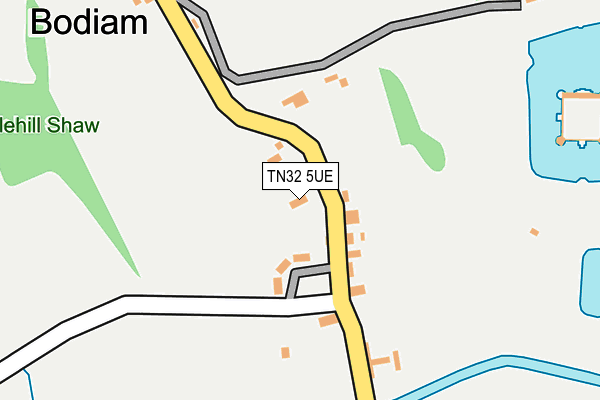TN32 5UE map - OS OpenMap – Local (Ordnance Survey)