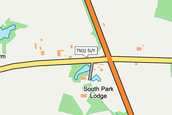 TN32 5UY map - OS OpenMap – Local (Ordnance Survey)