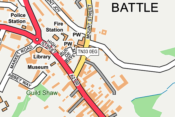 Map of BATTLE TOWN FOOTBALL CLUB CIC at local scale