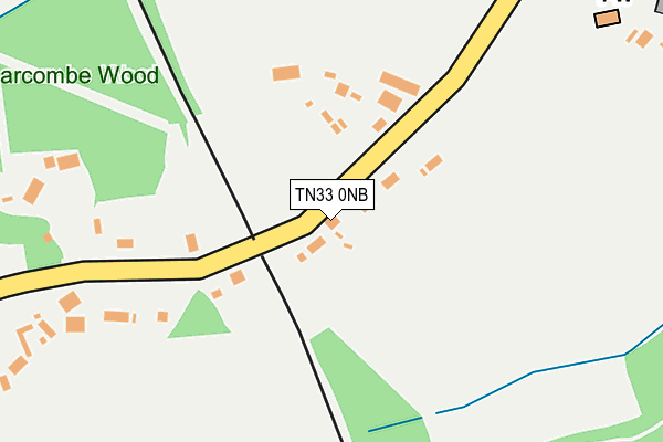 TN33 0NB map - OS OpenMap – Local (Ordnance Survey)