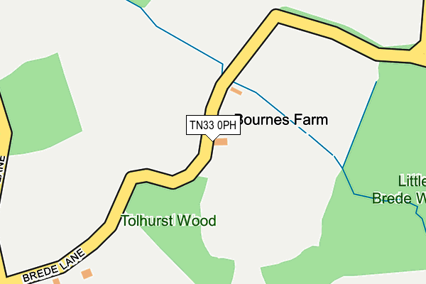 TN33 0PH map - OS OpenMap – Local (Ordnance Survey)