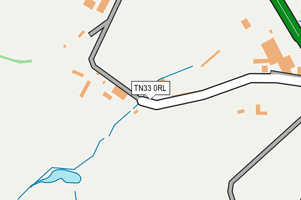 TN33 0RL map - OS OpenMap – Local (Ordnance Survey)