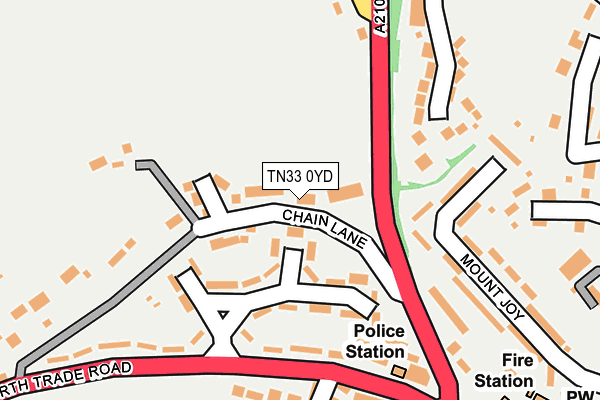 Map of WOSKID LIMITED at local scale