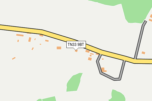 TN33 9BT map - OS OpenMap – Local (Ordnance Survey)