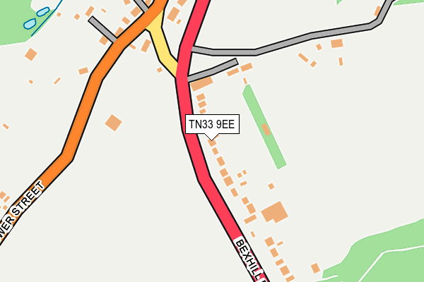 Map of TOMASETTI PROPERTIES LTD at local scale