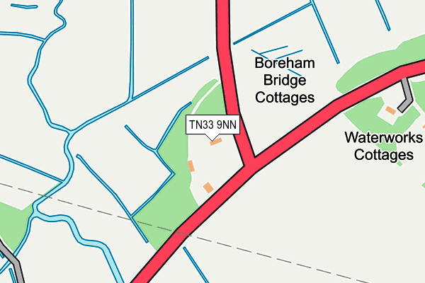 TN33 9NN map - OS OpenMap – Local (Ordnance Survey)