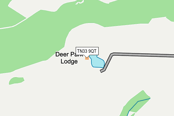 TN33 9QT map - OS OpenMap – Local (Ordnance Survey)