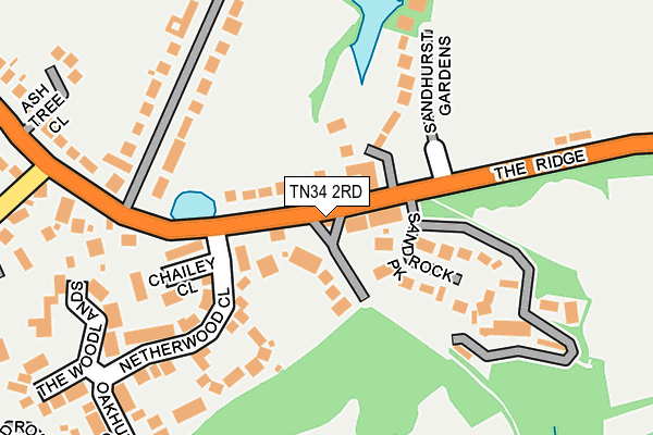 TN34 2RD map - OS OpenMap – Local (Ordnance Survey)